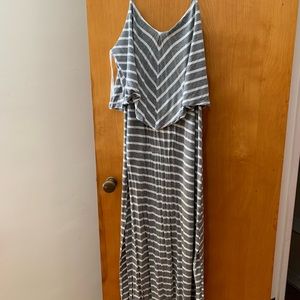 Mossimo Women’s Gray Chevron Dress